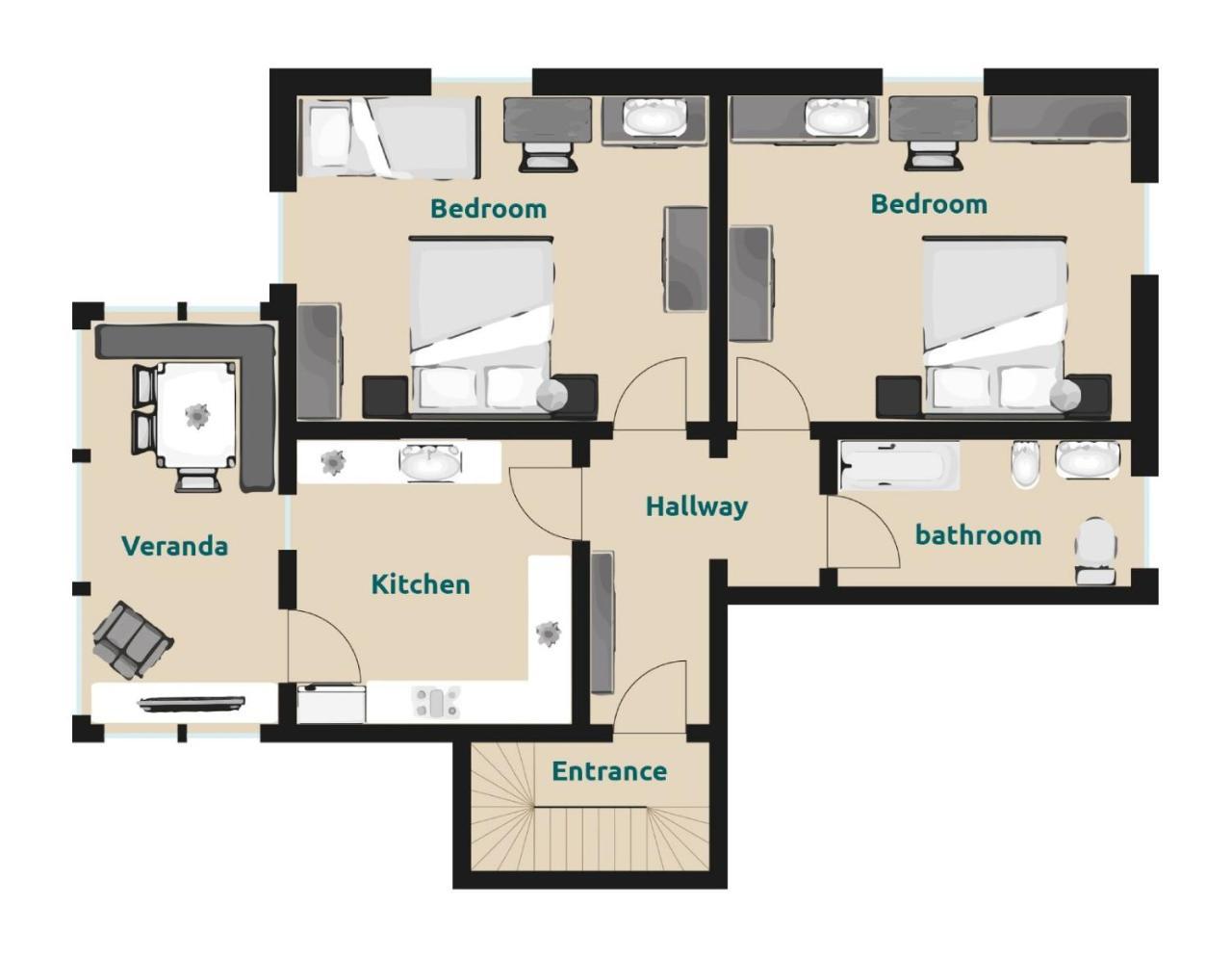 Villa Alpina Apartments Santa Cristina Val Gardena 外观 照片